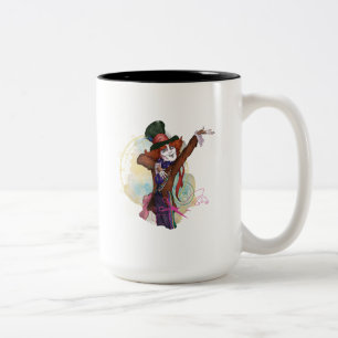 The Mad Hatter   I am NOT an Illusion Two-Tone Coffee Mug