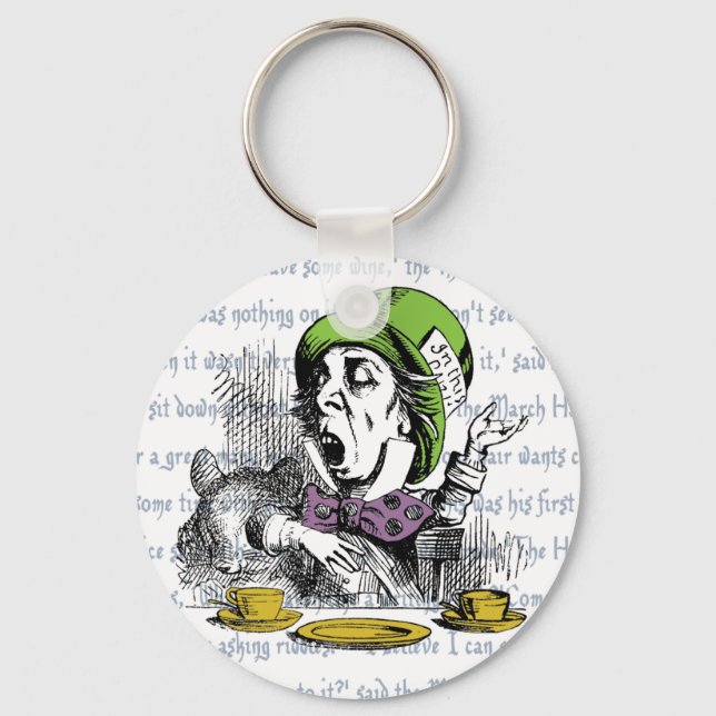 The Mad Hatter Keychain (Front)