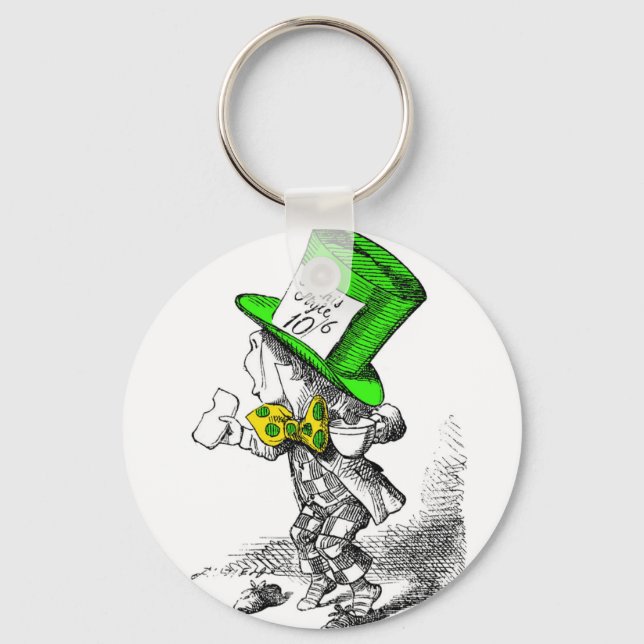 The Mad Hatter Keychain (Front)
