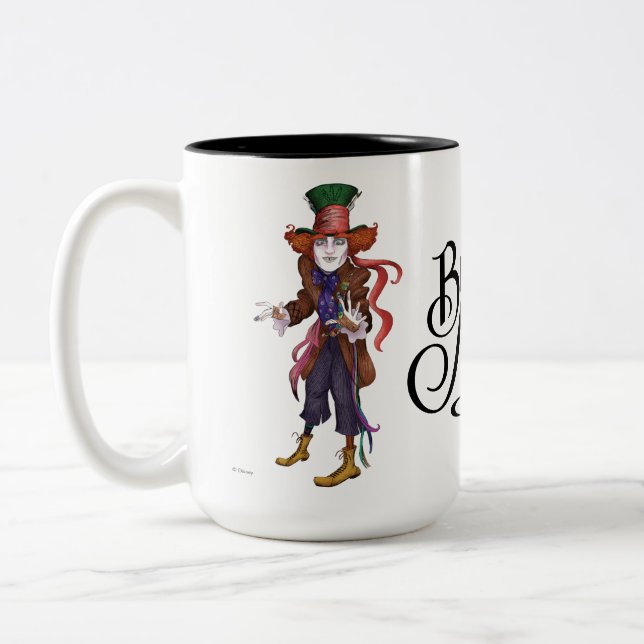 The Mad Hatter | Mad as a Hatter Two-Tone Coffee Mug (Left)