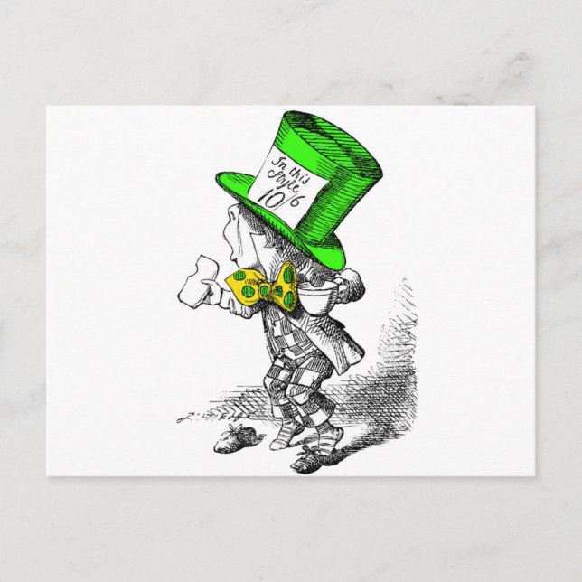 The Mad Hatter Postcard (Front)