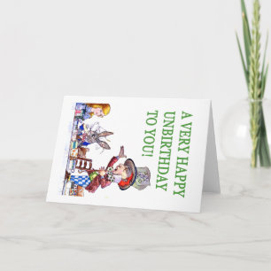 The Mad Hatter Says, A Very Happy Birthday To You! Card