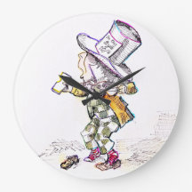 The Mad Hatter Wall Clock