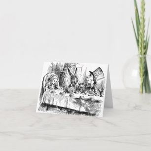 The Mad Hatter's Tea Party Card