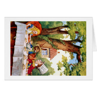 The Mad Hatter's Tea Party in Wonderland