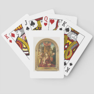 The Madonna and Child Enthroned Playing Cards