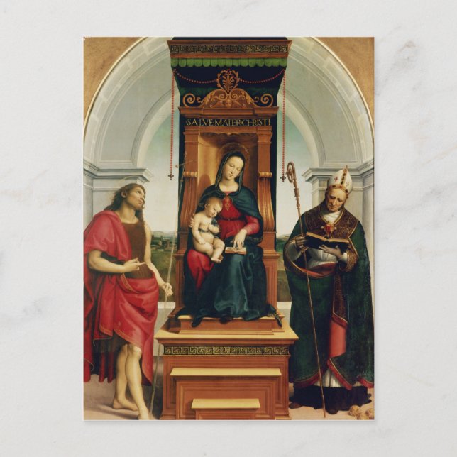 The Madonna and Child Postcard (Front)