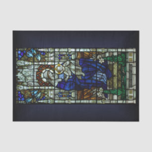 The Madonna and Child Stained Glass Christmas Tissue Paper