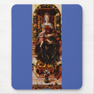 The Madonna della Candeletta by Carlo Crivelli Mouse Pad