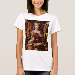 The Madonna della Candeletta by Carlo Crivelli T-Shirt