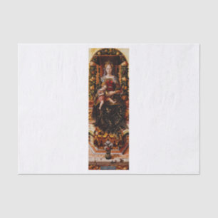 The Madonna della Candeletta by Carlo Crivelli Tissue Paper