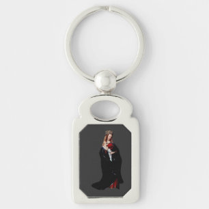 The Madonna in the Church by Jan van Eyck  Keychain
