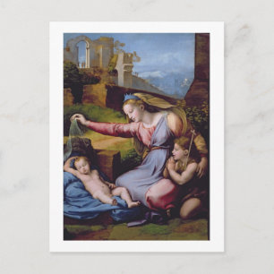 The Madonna of the Blue Diadem or The Madonna of t Postcard