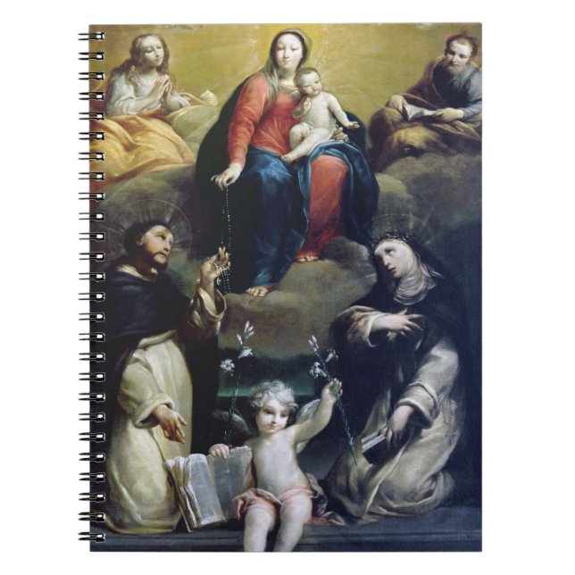 The Madonna of the Rosary with SS Dominic, Catheri Notebook (Front)