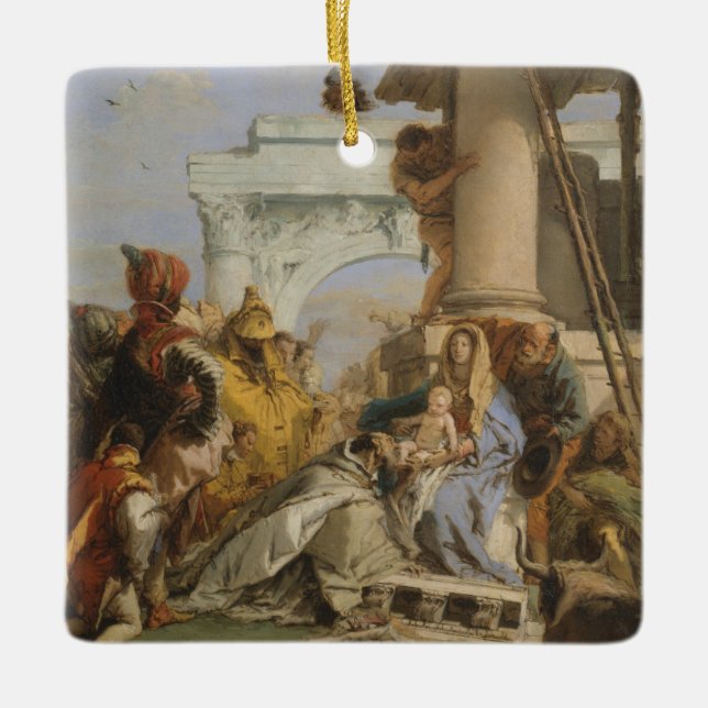 The Magi Ceramic Ornament (Front)