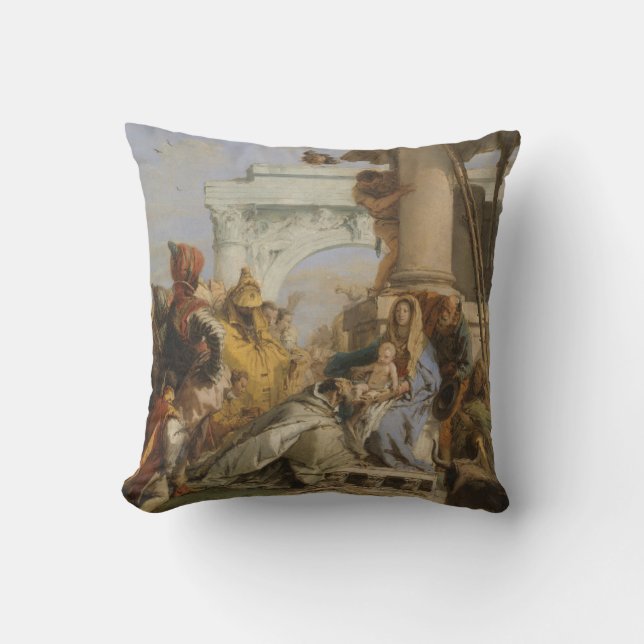 The Magi Throw Pillow (Front)