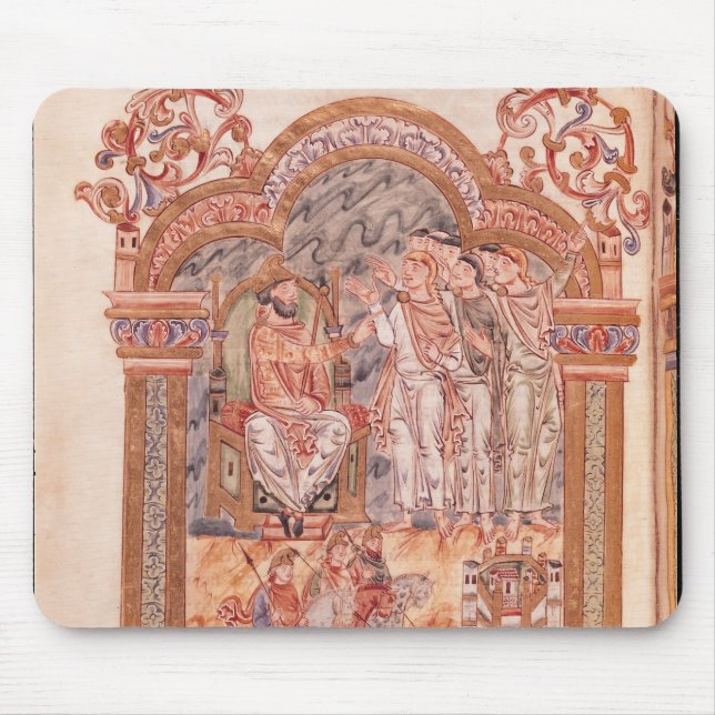 The Magi Visiting King Herod Mouse Pad (Front)