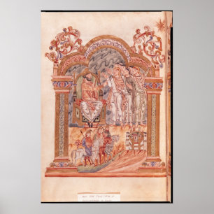 The Magi Visiting King Herod Poster