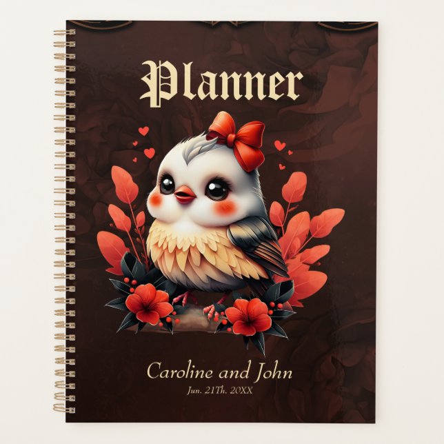 The Magic Bird: A Song of Colours.  Planner (Front)