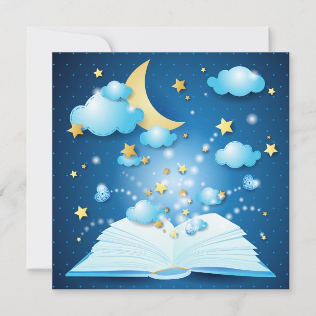 The magic book, invitation (Front)