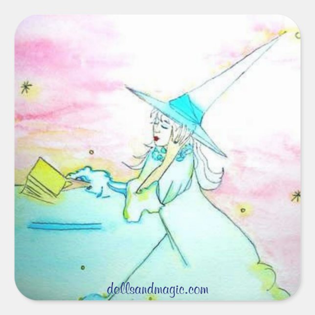 The Magic Book Sticker (Front)