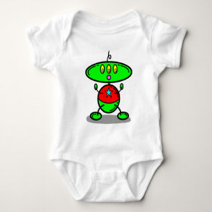 The Magic Crayons Green Baby Kids Robot T-Shirt Bodysuit