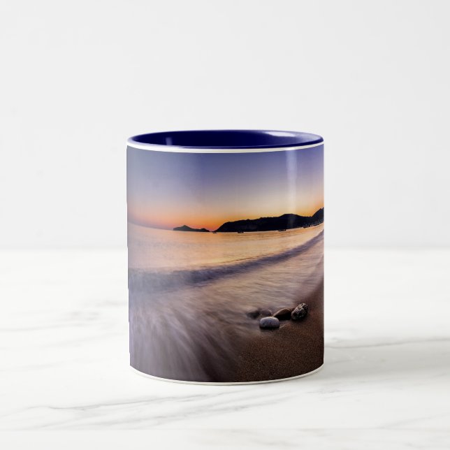 THE MAGIC HOUR ON THE COAST Two-Tone COFFEE MUG (Center)