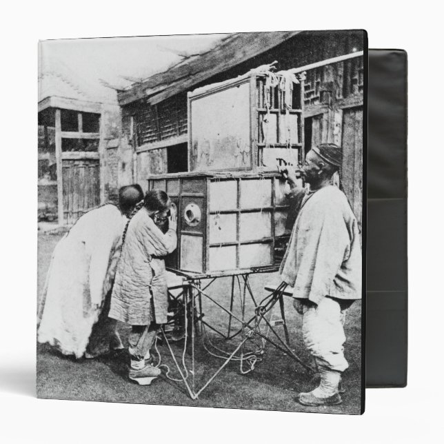 The magic lantern, c.1870 (b/w photo) binder (Front/Inside)