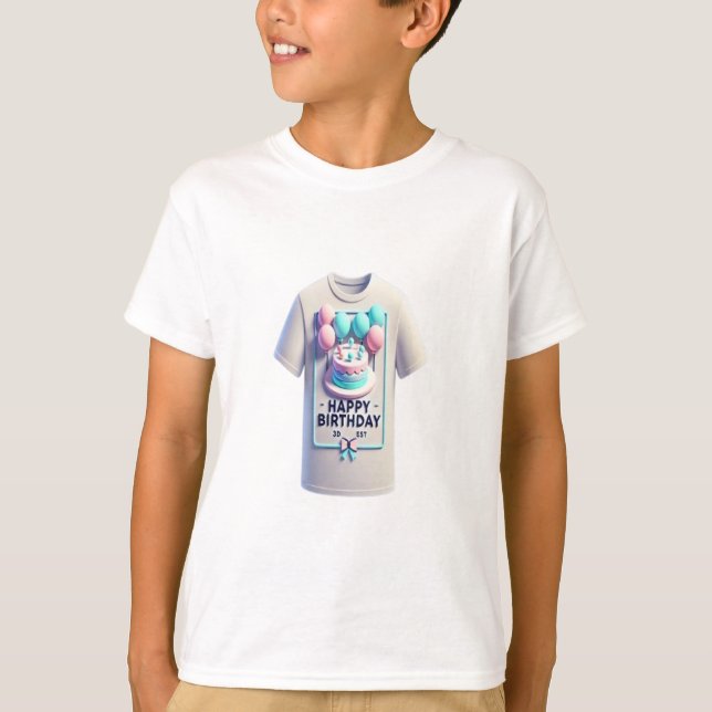 The Magic of Balloons and Cake T-Shirt (Front)