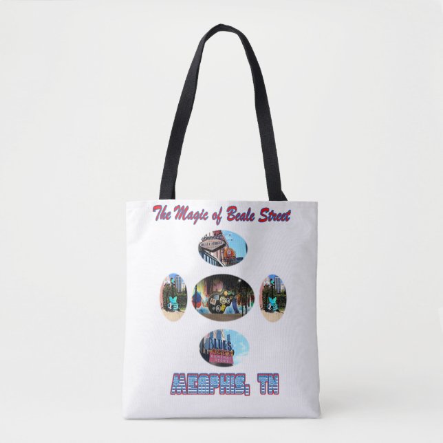 The Magic of Beale Street Tote Bag (Front)