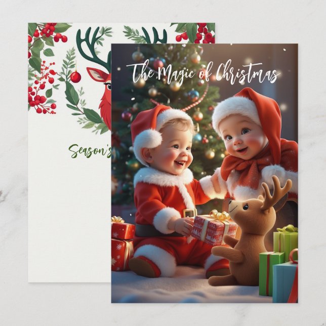 The Magic of Christmas Card (Front/Back)
