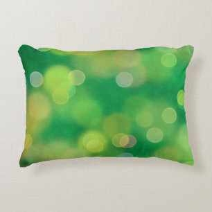 The Magic Of Christmas Pattern (green) Accent Pillow