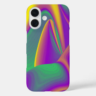 The Magic of Colours Abstract 3D Rainbowart iPhone 16 Case