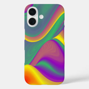 The Magic of Colours Abstract 3D Rainbowart iPhone 16 Case
