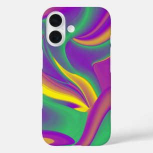 The Magic of Colours Abstract 3D Rainbowart iPhone 16 Case