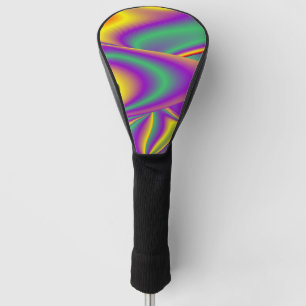 The Magic of Colours Abstract 3D Rainbowart Golf Head Cover