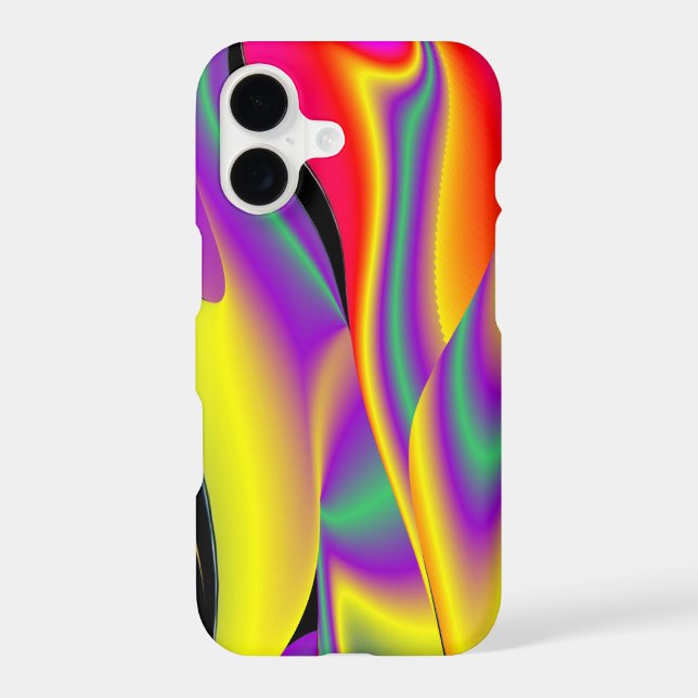 The Magic of Colours Abstract 3D Rainbowart iPhone Case (Back)