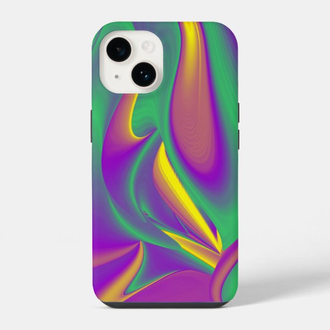 The Magic of Colours Abstract 3D Rainbowart iPhone Case (Back)