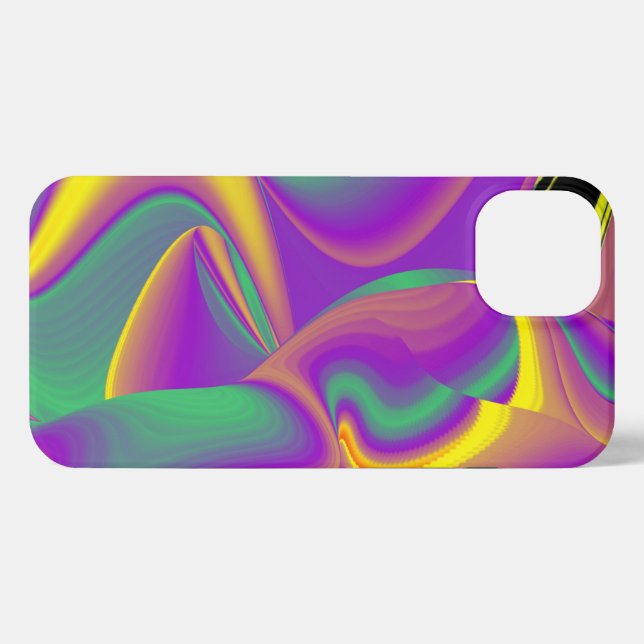 The Magic of Colours Abstract 3D Rainbowart iPhone Case (Back Horizontal)