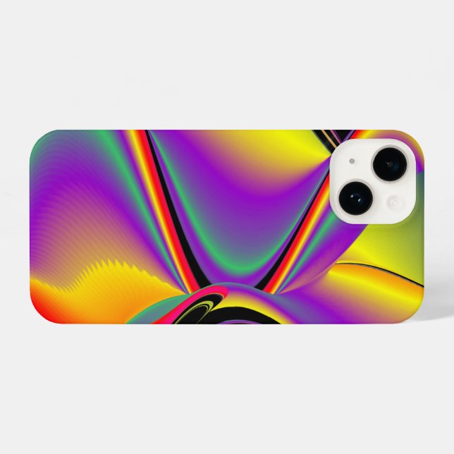 The Magic of Colours Abstract 3D Rainbowart iPhone Case (Back Horizontal)