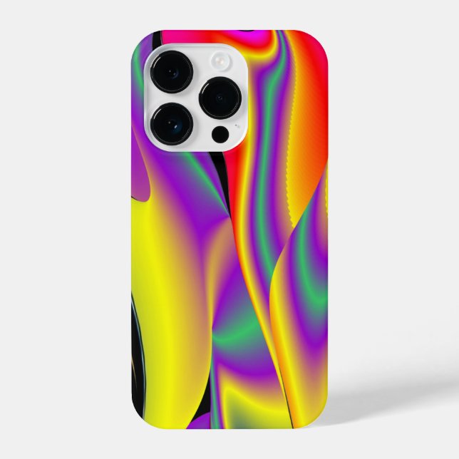 The Magic of Colours Abstract 3D Rainbowart iPhone Case (Back)