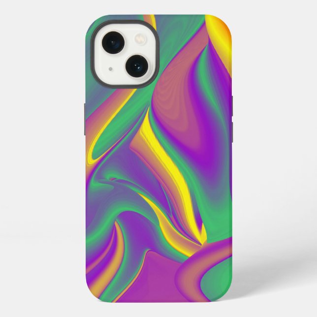 The Magic of Colours Abstract 3D Rainbowart iPhone Case (Back)