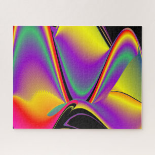The Magic of Colours Abstract 3D Rainbowart Jigsaw Puzzle