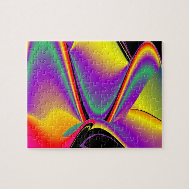 The Magic of Colours Abstract 3D Rainbowart Jigsaw Puzzle (Horizontal)