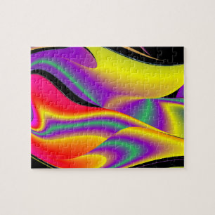 The Magic of Colours Abstract 3D Rainbowart Jigsaw Puzzle