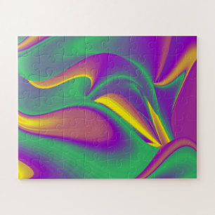 The Magic of Colours Abstract 3D Rainbowart Jigsaw Puzzle