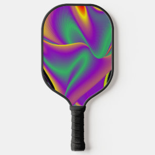 The Magic of Colours Abstract 3D Rainbowart Pickleball Paddle
