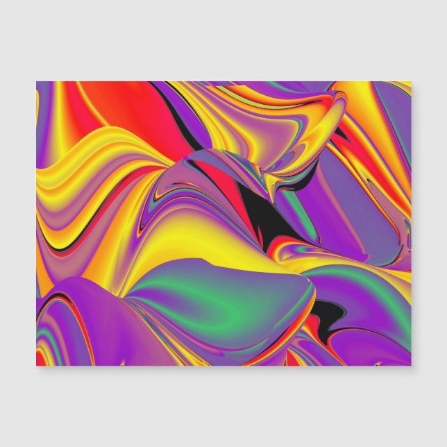 The Magic of Colours Magnetic Card (Front)