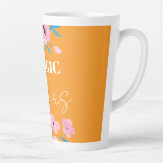 The magic of Flowers Latte Mug