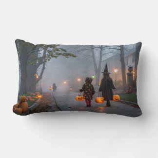 The Magic of Halloween Night Lumbar Pillow